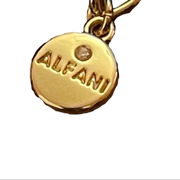 NWT ALFANI Color Box Chain Layered Collar Necklace, 17" + 2" extender - Picture 5 of 6